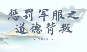 《惩罚军服之道德背叛》全两期完整版广播剧-精选剧库